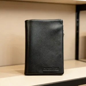 LeatherHood Signature Vertical Wallet | 100% Genuine Leather High-Capacity Organizer (Copy)